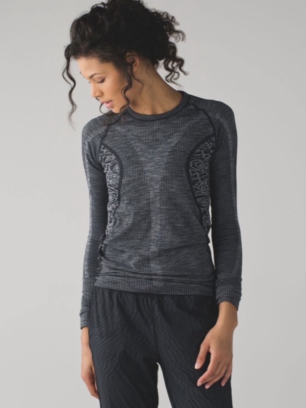 Lululemon Rest Less Pullover (First Release) Heathered Black